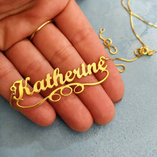Big Name Necklace Katherine ElianaBridal Jewelry