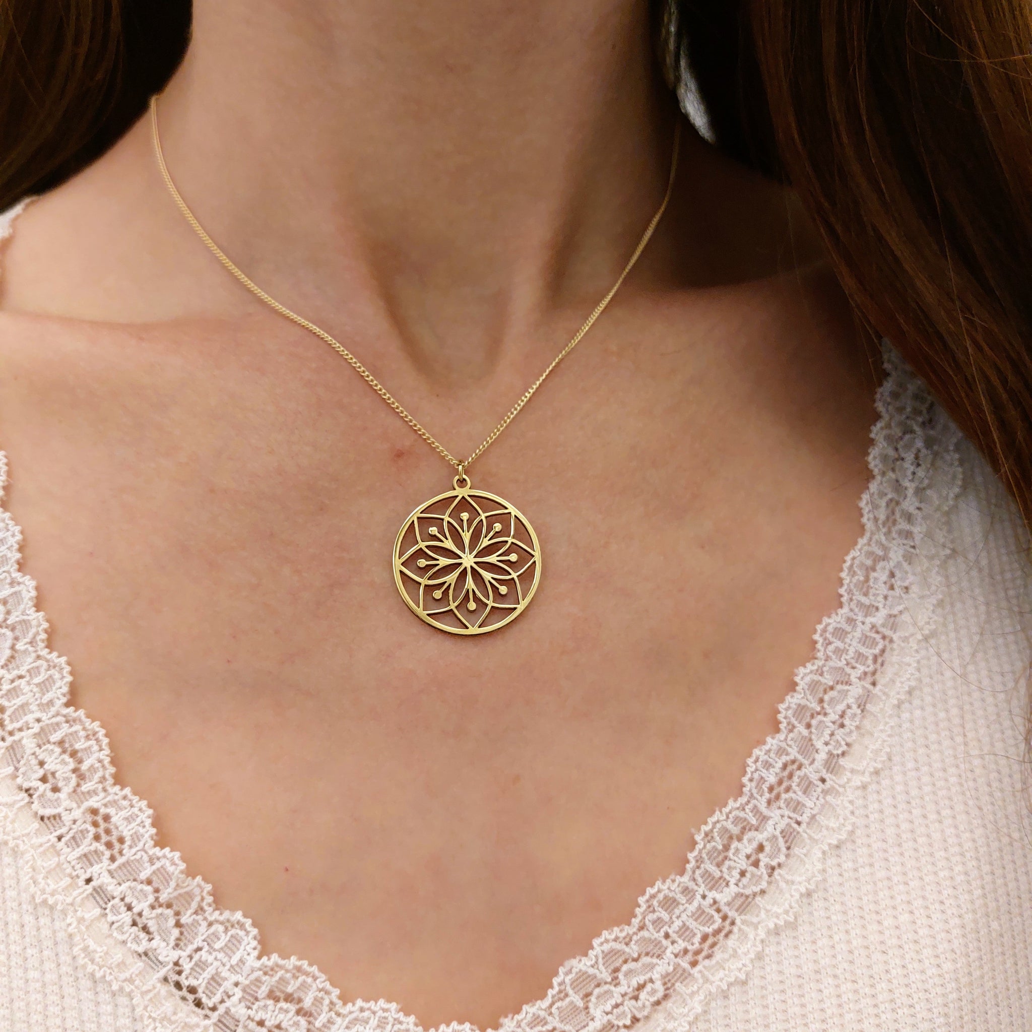 Lotus Mandala Charm ElianaBridal&Jewelry