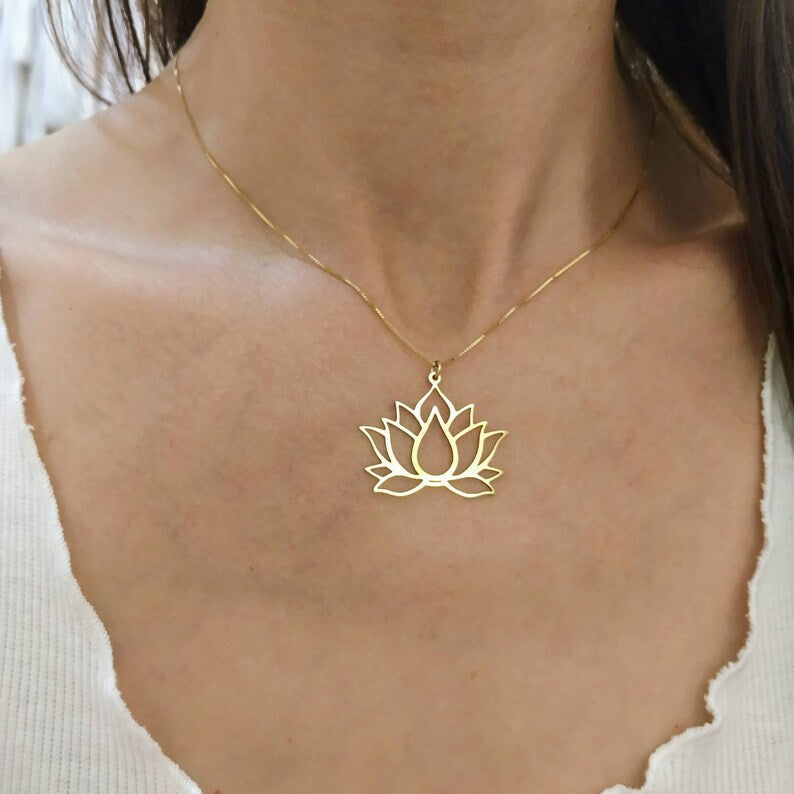 Lotus Pendant ElianaBridal&Jewelry